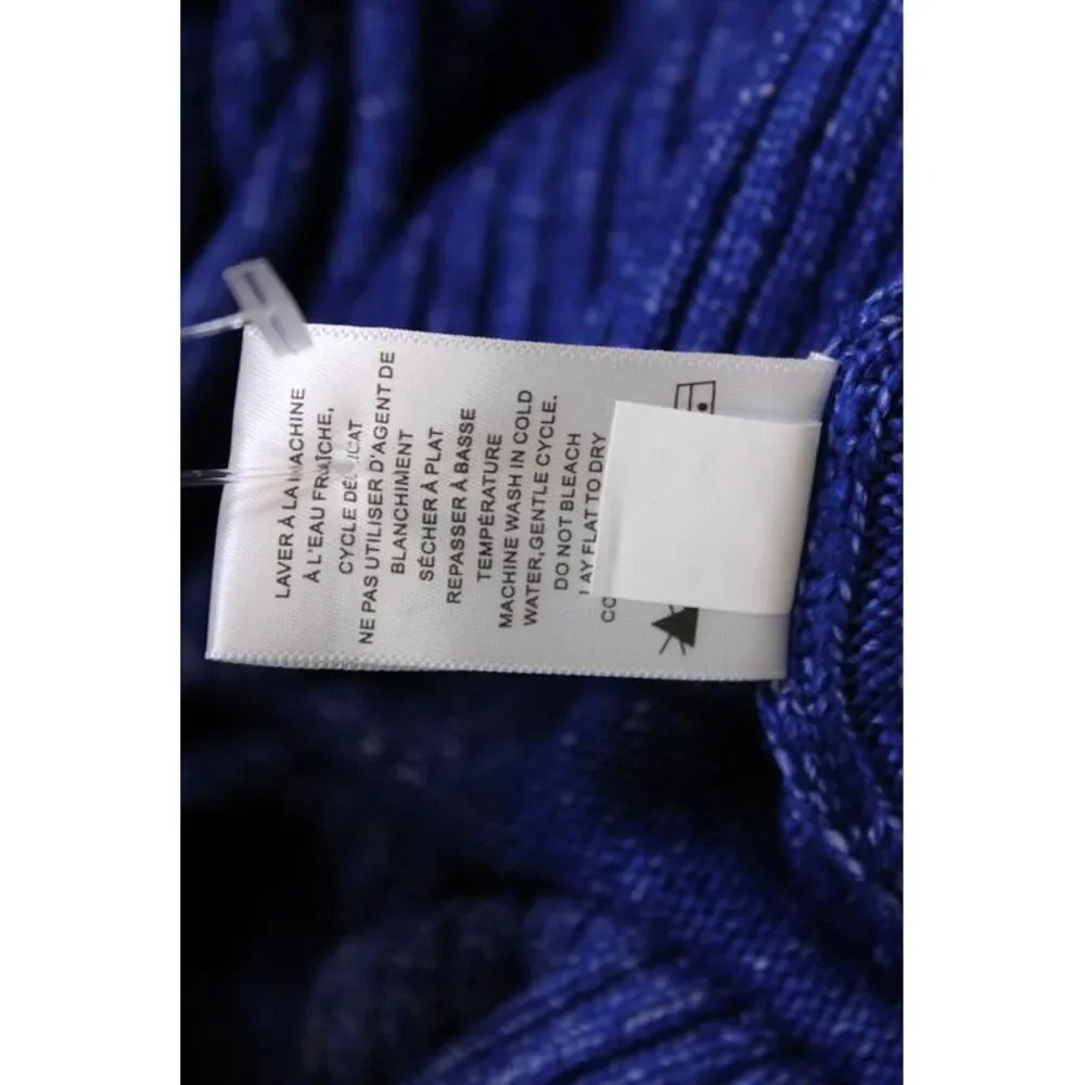 Renuar Womens Long Sleeves Turtleneck Sweater Lapis Blue Size Extra Large